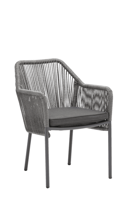 Baleric Chair - Charcoal/Grey