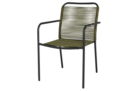 Jiro Chair - Charcoal/Olive