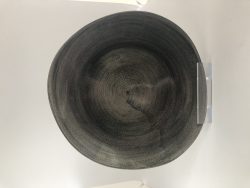 Tallerken i sort fra Churchill, 21 cm
