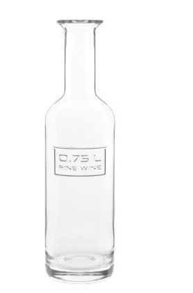 Optima vinkaraffel, klar,  75 cl - (H)29,2 cm