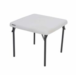 Børne bord 61 x 61 cm - Off white