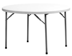 Rund plast bord Bison Ø 122