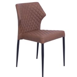 Ydun spisebordsstol - Cognac PU