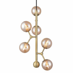 ATOM Vertical - Amber/Antique, Ø31cm