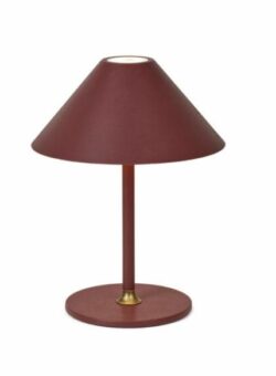 Hygge bordlampe, Maroon rød - Flere størrelser