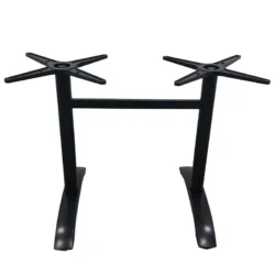 Milano Dobbelt Understel Aluminium sort