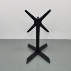 Dublin Udendørs Cafe Understel i Sort Alu med Flip top