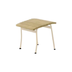 Marguerit Skammel t/ loungestol - TAUPE