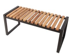 2Easy træbænk med lameller i naturolie