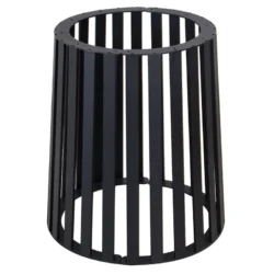 Halfmoon spisebordstel, sort