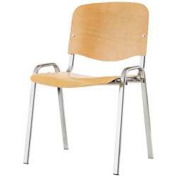 Konferencestol i træ