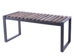 2Easy træbænk med lameller i smoked olie