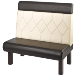 Modul bænk med ryglæn - Model I-3