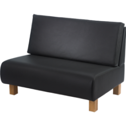 Enkel bænk med ryglæn - Model 8