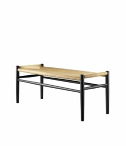 Jørgen Bækmark, J83B Bænk I Sort/Natur