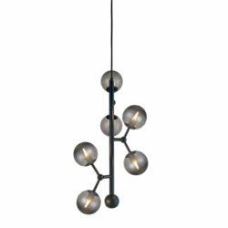 ATOM Vertical - Smoke/Sort, Ø31cm