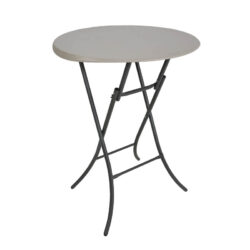 Lifetime ståbord & Cocktailbord Ø84 Cm knækket hvid
