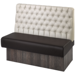 Moderne bænk med ryglæn - Model I-8