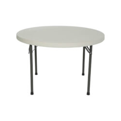 Lifetime rundt Klapbord Ø 118 Cm knækket hvid