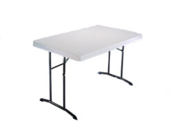 Lifetime klapbord 122 X 76 Cm knækket hvid