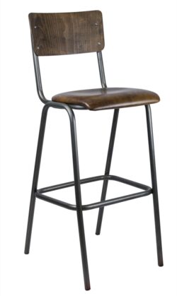 Skool barstol Træ/Træ