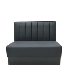 KATE modulsofa med syninger 120cm - Sort