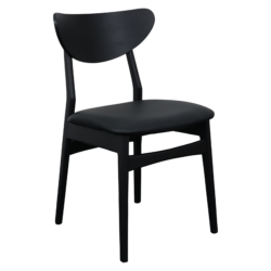 Sandie Stol i sortmalet eg - Sort PU