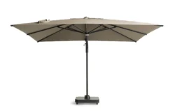 Palma parasol 3x4 m w/LED light incl. night cover
