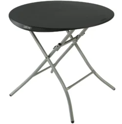 Rundt Cafebord - Ø 84 cm - højde 75 cm Sort