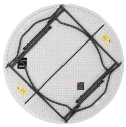 Rundt klapbord - Ø 153 cm med stabelspor offwhite