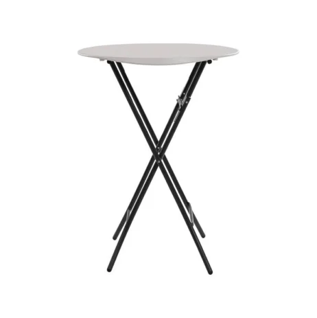 Rundt Cocktail/ståbord - Ø 84 cm - højde 110 cm hvid