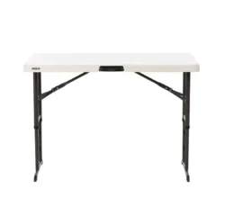 Klabbord 122 x 61 cm - højde justerbar offwhiteHøjde: 56-61-73-86 cm