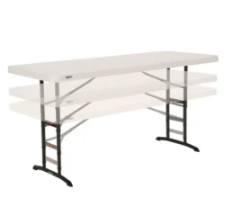 Klabbord 183 x 76 cm - højde justerbar offwhiteStablesporHøjde: 61-74-91 cm