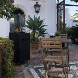 Malaga terrassevarmer - sort.