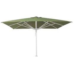 Liva Parasol 400x400cm Olive/White