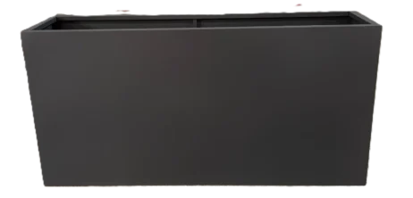 Exclusive blomsterkasse i galvaniseret stål 120*30*H60cm