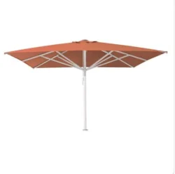 Liva Parasol 400x400cm Terra/White