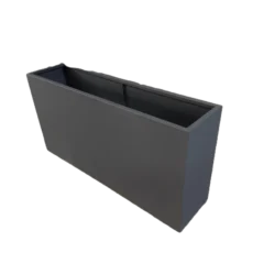 Exclusive blomsterkasse i galvaniseret stål 120*30*H60cm