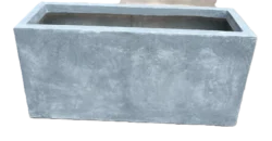 Exclusive blomsterkasse i fiberglas med cement 100*30*H40cm