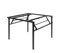 Klapstel 95x95 cm til Ø180cm plade