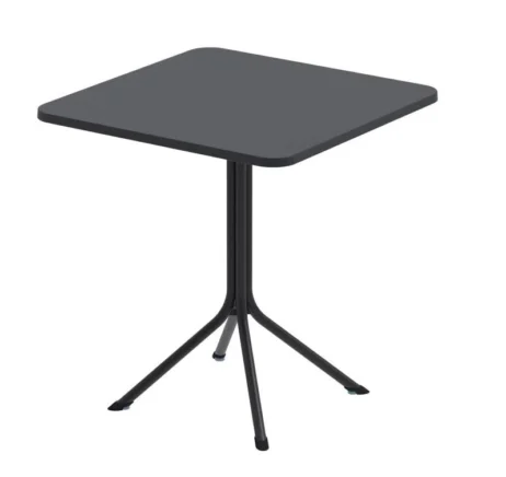 Prato udendørs komplet bord i 70x70, Sort.