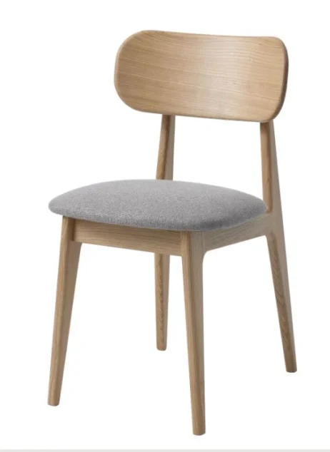 Paris Spisestol, m. stof sæde.