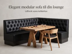 Pic Lux Chester Sofa med 3 rækker knapper i ryggen