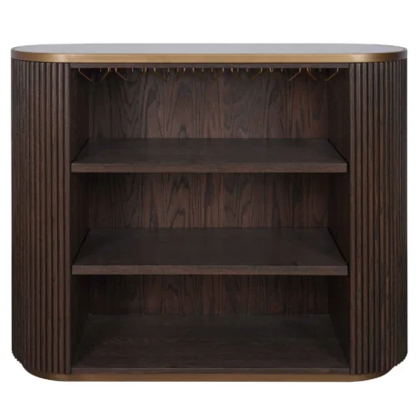 Marezza Buffet-cabinet - Oak Veneer Dark Brown