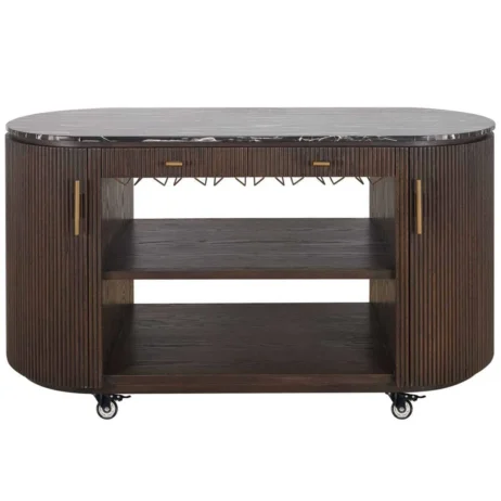 Moretti Buffet-cabinet - Oak Veneer Dark Brown