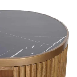 Marezza Buffet-cabinet - Oak Veneer Black