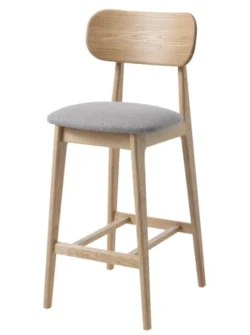 Paris Barstol, m. stof sæde.