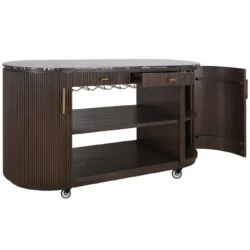 Moretti Buffet-cabinet - Oak Veneer Dark Brown
