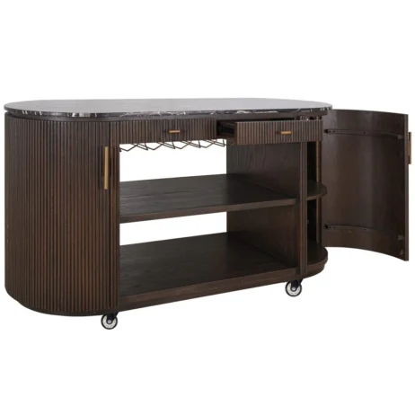 Moretti Buffet-cabinet - Oak Veneer Dark Brown